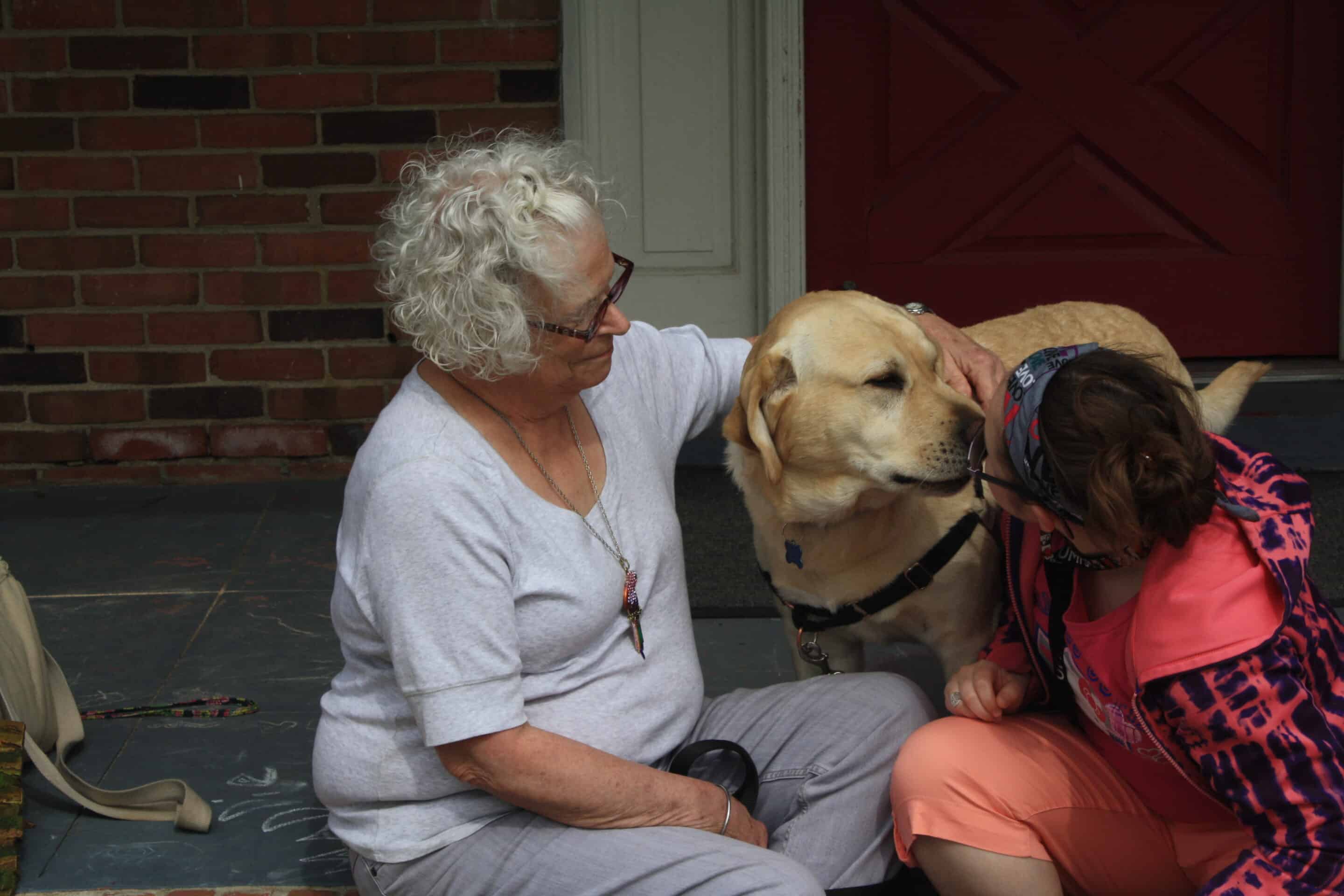 Tug the Therapy Dog Offers Unconditional Love