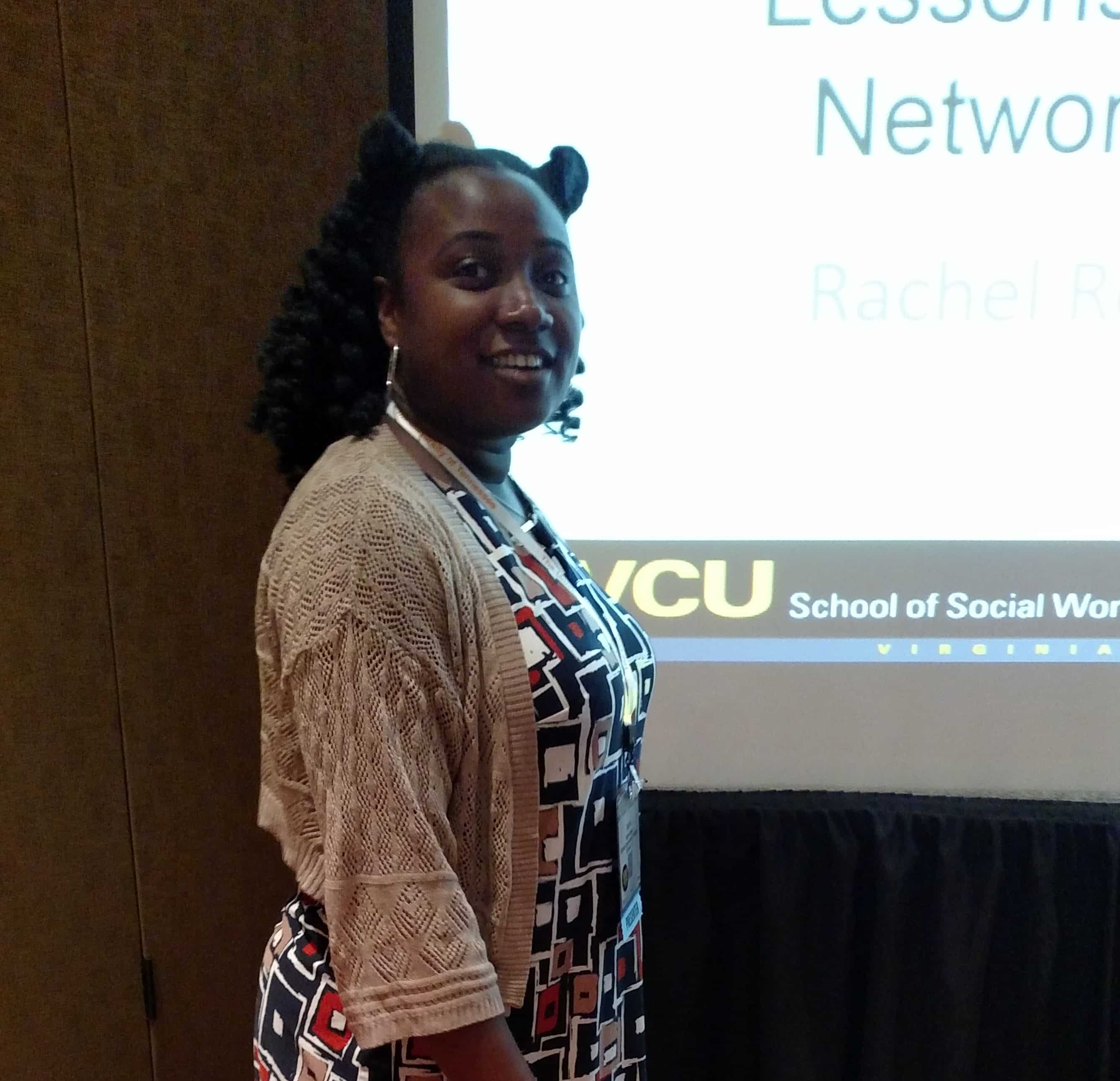 Former Foster Youth Sophia Booker Presents at a National Social Work Conference