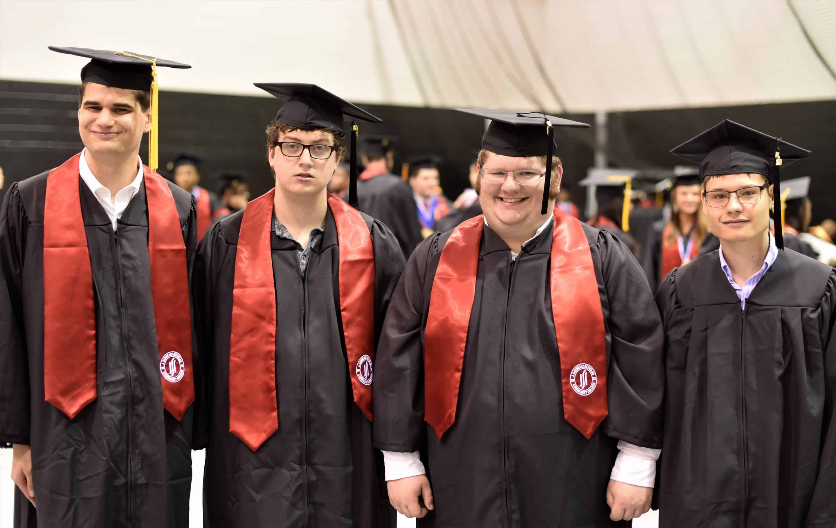 Turning Corners, Turning Tassels: Four Graduate with Help of Courage to Succeed Program
