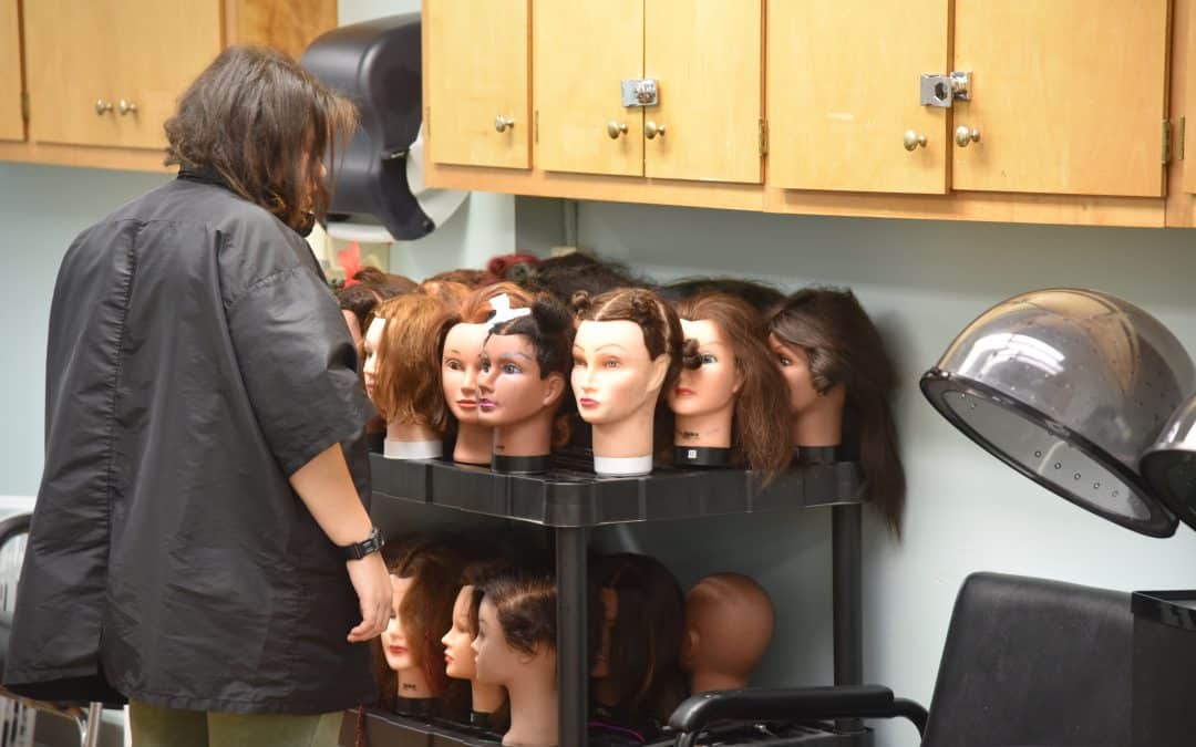Cosmetology Students Combine History Lesson with Hands-On Experience